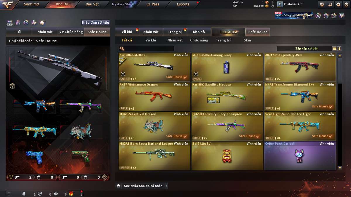 shop acc cf uy tin gia re